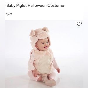 Pottery Barn Kids Pig Costume, 0-6 months. EUC.